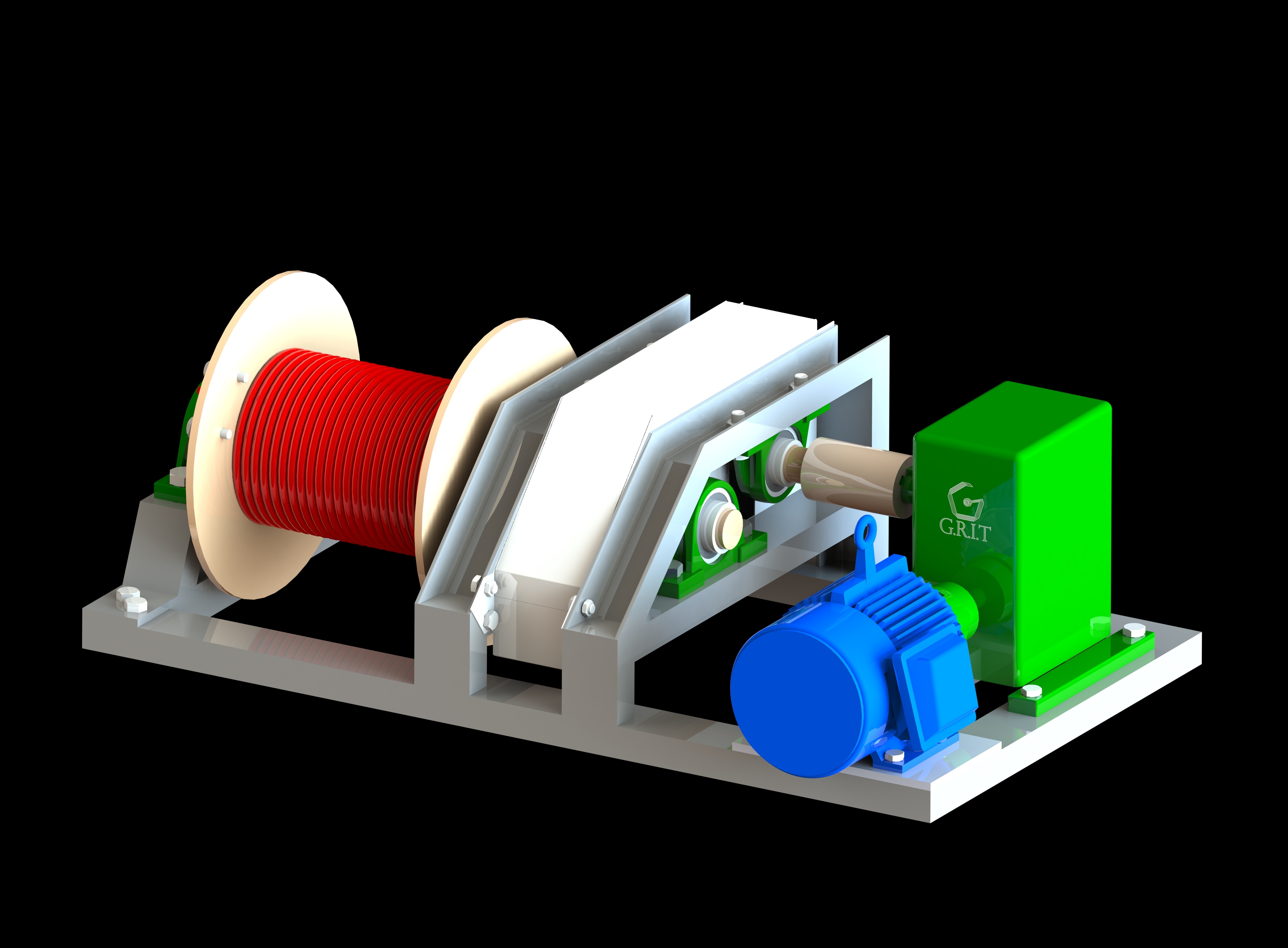 Winch Machine for Ropeways