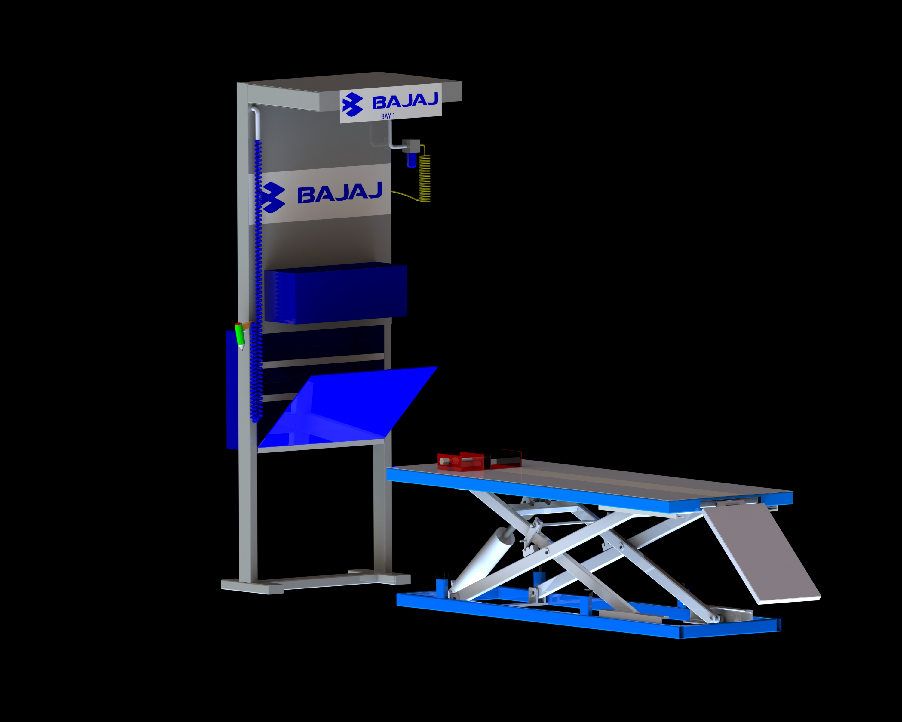 Hydraulic Bike Lift Table