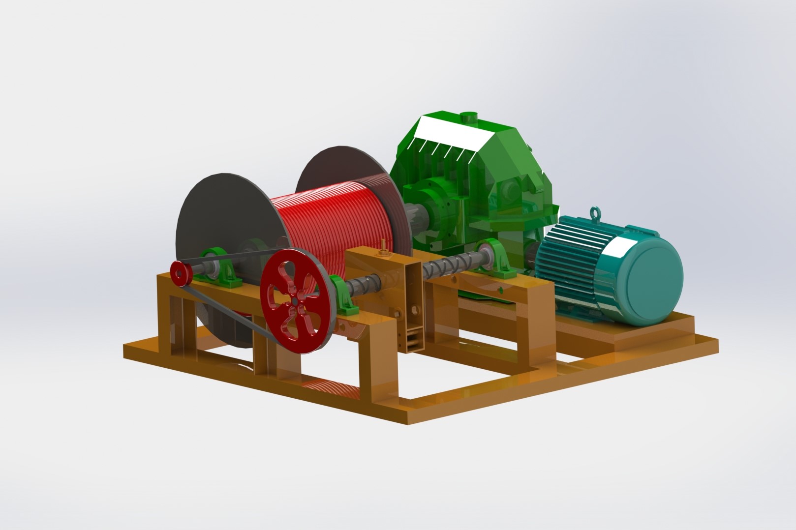 Winch Machine for Ropeways